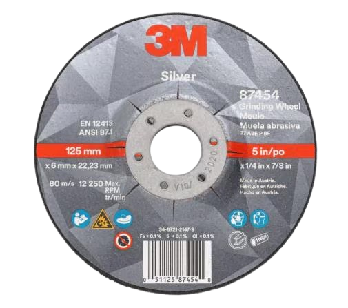 3M™ Silver Depressed Center Grinding Wheel